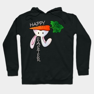 Happy Easter, Cute Bunny Rabbit Graphic Unique Gifts Hoodie
